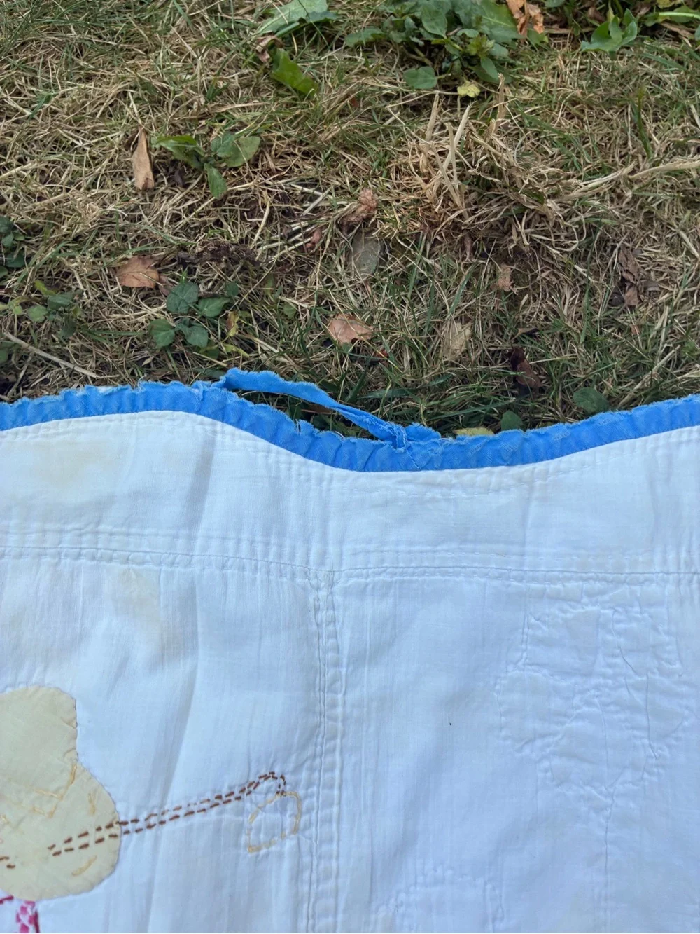 Antique quilt overall Sam